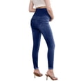 thumbnail image 3 of Bixock Maternity Jeans High Waist Over The Belly Stretchy Maternity Leggings Breathable Pregnancy Pants Soft Active Casual Maternity Clothings, 3 of 6