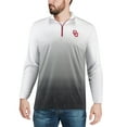 thumbnail image 3 of Men's Colosseum Gray Oklahoma Sooners Magic Team Logo Quarter-Zip Jacket, 3 of 3