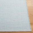 thumbnail image 3 of SAFAVIEH Montauk Cian Distressed Cotton Area Rug, Turquoise/Grey, 5' x 8', 3 of 8