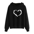 thumbnail image 1 of Mikilon Chandail à Capuche Automne Hiver pour Femmes Chandail Manches Longues Confortable, 1 of 5