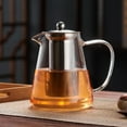 thumbnail image 7 of Baalaka Borosilicate Glass Teapot - 18.6OZ Stovetop with 18/8 Steel Inf, Blooming/Loose Tea Maker for Camping & Travel, 7 of 7