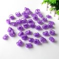 thumbnail image 5 of Conjunto de cortadores de galletas Kearding 40 piezas letras en inglés morado, 5 of 5