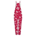 thumbnail image 3 of Styesk Pantalons pour Femmes Combinaisons Sans Manches Amples en Lin Jambes Larges, 3 of 4