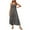 Gray, variant on IROINNID Boho Dress for Women Casual Cocktail Wedding Guest Dress Bohemian Spaghetti Strap Beach Dresses Sleeveless Solid Maxi Semi Formal A-Line Dress,Olive Green