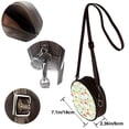 thumbnail image 5 of Lsque Mushroom Bee Pattern Shoulder Bag – Microfiber Leather Crossbody with Detachable Strap & Handle Ring, Waterproof & Durable, Elegant Everyday Carry, 5 of 5
