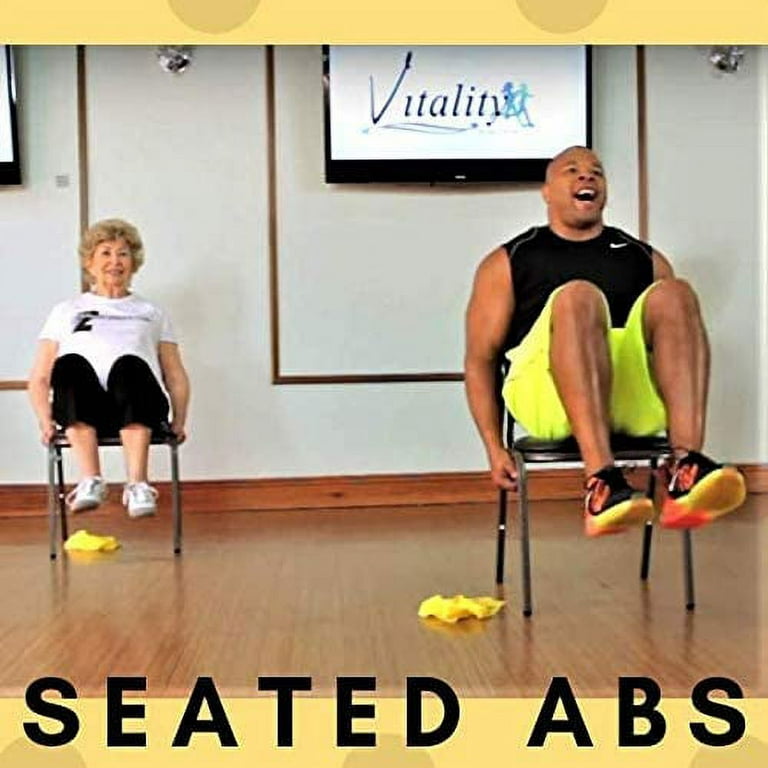 Easy to Follow Chair Exercise for Seniors- 4 DVDs + 30 Seated Senior  Exercise Segments + Resistance Band. with 100s of Workout Combinations,  This is The Last Senior Fitness DVD You Will