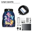 thumbnail image 6 of My Little Pony Laptop Backpacks 16 Inch Cartoon College School Bag Bookbag Lightweight Students Travel Shoulder Bag Daypack, 6 of 8
