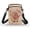 Capybara Watermelon Pattern Design, variant on Adjustable Shoulder Strap Sling Bag Polyester, Vintage Women Messenger Bag, Heart Ghost Pattern