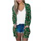 thumbnail image 2 of Puntoco moda mujer Navidad estampado suelto manga larga cárdigan otoño abrigo blusa Rollbacks Puntoco Puntoco-3034, 2 of 6