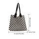 thumbnail image 3 of Bolso de ganchillo de tablero de ajedrez para mujer, bolso de mano tejido de gran capacidad, regalos para niñas, 3 of 8