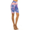 thumbnail image 3 of Women's Tiedye Honeycomb athletic Biker Shorts, 3 of 4