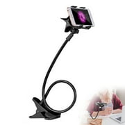Flexible Gooseneck Phone Holder, Long Arm Desk Stand, Clip Mount, Lazy Bracket