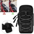 thumbnail image 2 of HEAVYSEVEN Motorcycle Battery Cover Storage Cloth Bag Fit For Sur-ron Light Bee X Segway,Dirt Bike Front Frame Bag Arm Strap Bag Battery Cover Bag for Mobile Phone, Card, Earphone (light blue), 2 of 8