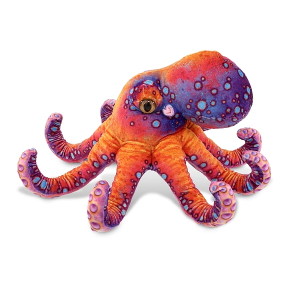 DolliBu Octopus Stuffed Animal - Huggable Octopus Plush, Adorable Playtime Octopus Plush Toy, Cute Sea Life Animal Cuddle Gifts, Super Soft Plush Doll Animal Toy for Kids and Adults - 15 Inches