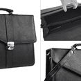 thumbnail image 4 of Lulumm Portafolio para Hombre en Piel Auténtica, Maletín Ejecutivo, Portafolio de Cuero con Llave, Hecho en México, Bolso de Hombro para Negocios, Oficina y Viajes, Tamaño Oficio 7445, 4 of 7
