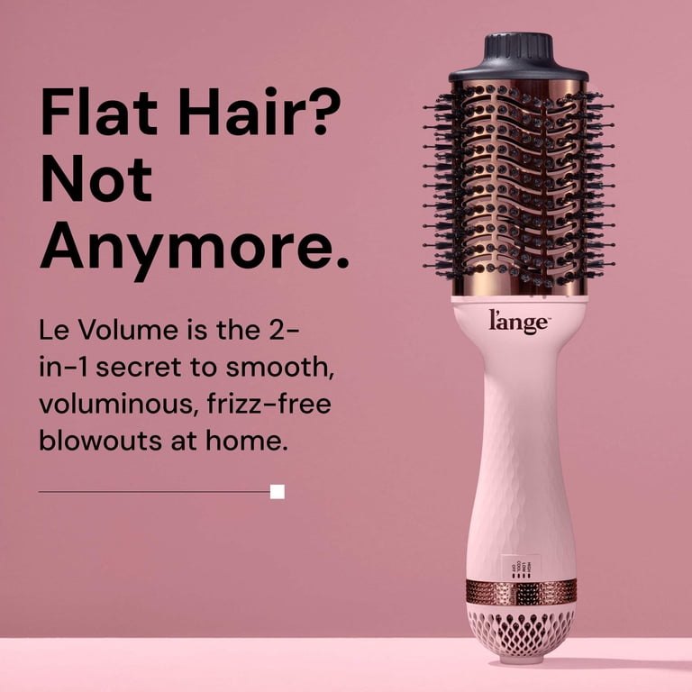 L'ange Hair Titanium Blow Dryer Brush, 2-in-1 Hot Air Styling Tool