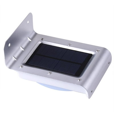 Yescom 16 LED Outdoor Solar-Powered Motion Sensor Light IP65 Water Resistant Exterior Wireless Security Garden Wall Lamp