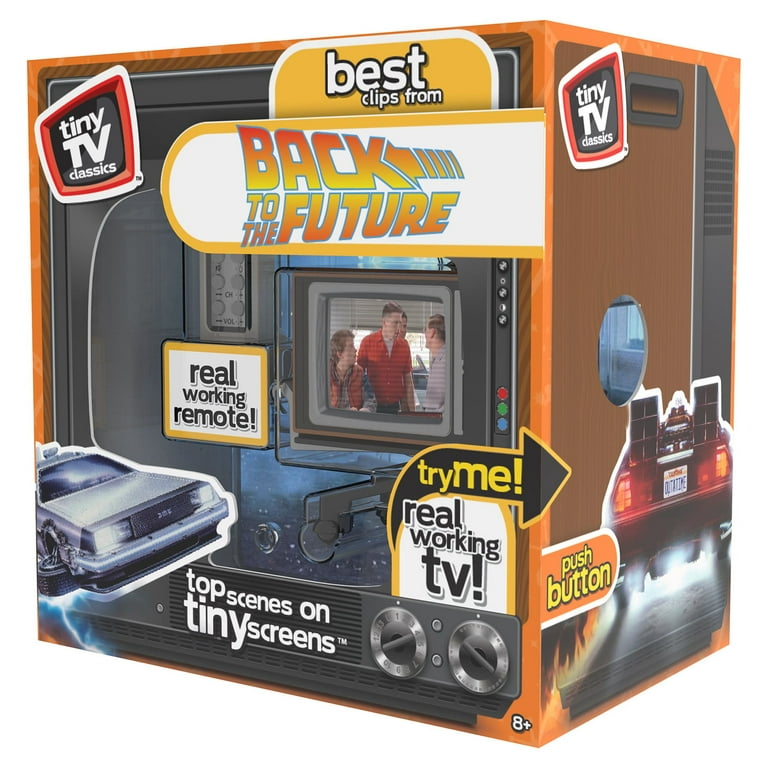 NEW FALL '21 - Tiny TV Classics - Back to the Future Edition- Newest  Collectible from Basic Fun - Watch top Back to the Future original movie  scenes on a real-working Tiny