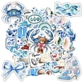 thumbnail image 4 of 35pcs Unique Stationery Stickers Ocean Animal Stickers Nautical Kids Stickers  for Luggage Laptop Suitcase, 4 of 9