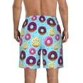 thumbnail image 3 of Naloa Donuts Men's Beach Shorts, Surfing shorts, Swim trunks, Quick Dry Swim Trunks for Surfing Beach Fun - 3X-Large, 3 of 9
