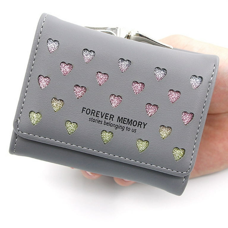 Women' S Outdoor Fashion Trend Solid Color Fringed Leather Card Wallet Wallet Chain for Women Engraved Wallet for Men Kid Wallet Thin Wallet Men