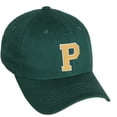 thumbnail image 1 of Daxton Classic 3D Varsity White Neon Orange Initial Letters Baseball Dad Hat, Hunter Green, Letter P, 1 of 2