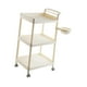 thumbnail image 1 of Estante de almacenamiento con ruedas de 3 niveles, carrito de servicio, carrito utilitario con ruedas para comedor, oficina, cocina, organización del Sin cajón, 1 of 8
