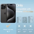 thumbnail image 2 of JETech Case for iPhone 15 Pro Max 6.7-Inch, Soft TPU Transparent Slim Protective Phone Cover with Shock-Absorption, Support Wireless Charging (Black), 2 of 6