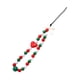 thumbnail image 3 of Abalorio con cuentas para teléfono, correa de cadena para la muñeca con cuentas, cordón Universal para teléfono móvil, pulsera con cordón para teléfon Arco de amor, 3 of 9