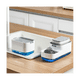 thumbnail image 4 of Dispensador de jabón de cocina de 2 piezas y soporte para esponja Dispensador de jabón para lavar platos para fregadero, 4 of 7
