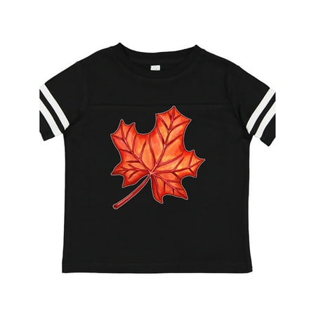

Inktastic Red Canadian Maple Leaf Gift Toddler Boy or Toddler Girl T-Shirt