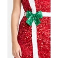 thumbnail image 4 of No Boundaries Christmas Present Sequin Mini Dress, Women’s, 4 of 5