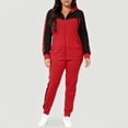thumbnail image 4 of DAFEI Women's Jogging Set Two Piece Sportswear Sweatsuits for Women Silm Leg Sweatpant Tracksuit Matching Set, 4 of 7