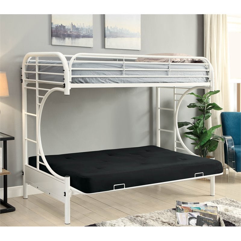 walmart bunk beds white