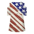 thumbnail image 4 of IROINNID 4th of July T-Shirt For Women Fashion Summer Casual Strapless Blouse Top Cold Shoulder Women Tops USA 4th Of July, 4 of 4