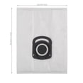 thumbnail image 5 of 2X Replacement Parts Dust Bag Compatible for ZR200520 ZR200540 ZR200720 Vacuum Cleaner Accessories, 5 of 6