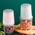 thumbnail image 3 of CC TOY Electric Food Chopper Garlic Crusher Meat Grinder Mini Garlic Press, 3 of 6