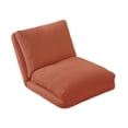 thumbnail image 2 of Sofá Cama Plegable, Sofá Multifuncional, Sofá Tapizado, Sillón, Color Naranja, 1 Plaza, 2 of 8