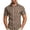 Brown, variant on LIaqionyy Big and Tall Shirts for Mens Striped Button down Short Sleeve Casual Beach Vacation Tees Shirt S-5XL