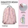 thumbnail image 5 of Cherry Design Laptop Backpack for Women Teens, Large School College Bookbag with Laptop Sleeve, Durable Work Backpack for Commute Travel, Cherry Gift Idea, 5 of 6