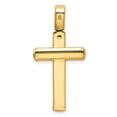 thumbnail image 4 of FJC Finejewelers 14 kt Yellow Gold Fashion Polished Crucifix Charm 33 x 17 mm, 4 of 6