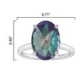 thumbnail image 5 of Sterling Silver with Mystic Topaz Solitaire Ring, 5 of 6