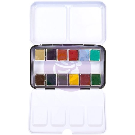 UPC: 0655350631550 | Prima Watercolor Confections Watercolor Pans 12/Pkg-Woodlands