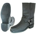 thumbnail image 1 of Men's Engineer Motorcycle Boots Classic Harness Genuine Leather Stitching Sole, 1 of 4