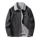 thumbnail image 1 of Fiudx Chaqueta para Hombre, Abrigo Comodo y Ajustado de Moda, Clásico, de Tela Suave, con Capucha, Bolsillo con Cremallera, Ideal para Actividades Deportivas Al Aire Libre, Tallas Versátiles, Lujosa, 1 of 6