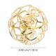thumbnail image 2 of 3pcs Pet Parrot Ball Toys Durable Pet Bird Playthings Juguetes de bola de pájaros (dorado), 2 of 6