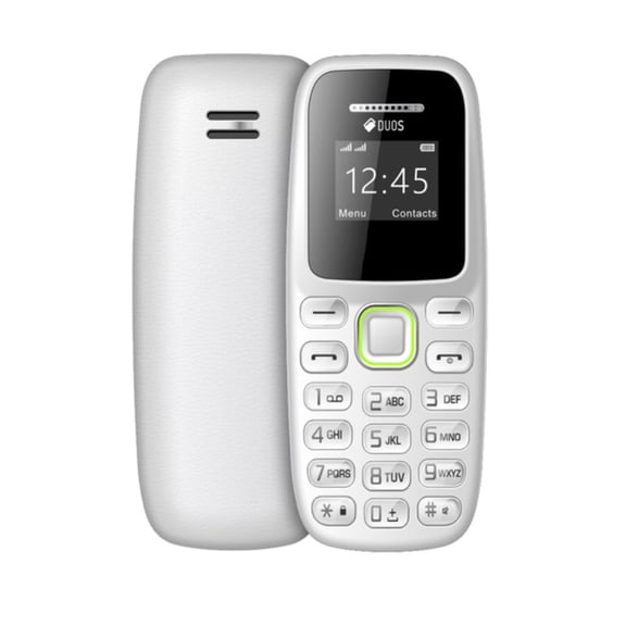 EIMELI M310 32MB Cellphone (Unlocked) with Accessories Included White