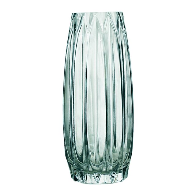 Florero de cristal transparente florero de flores secas botella hogar 31cm verde Sunnimix Florero transparente