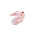 thumbnail image 4 of Wrapables® Fleece Baby Booties with Anti-Skid Bottoms, Pink, 12-18 M, 4 of 5