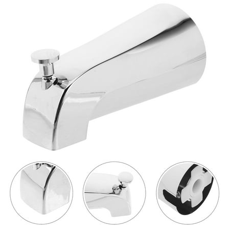 SEWCHICS Modern Bathroom Tub Faucet Set with Push Pull Diverter, Tub Taps for Control